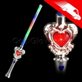 LED Light UP Heart Wand